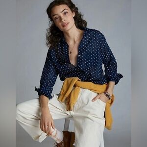 Anthropologie Grayson Hero button down shirt with pelican print size 2= small